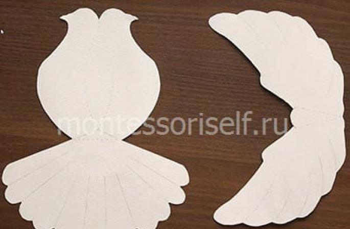 How to make doves out of paper?
